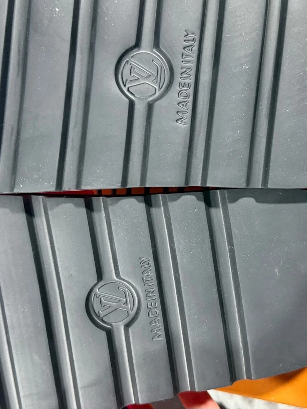 Hot Pink Quilted Monogram Slide Sandals - Picture 7 of 7